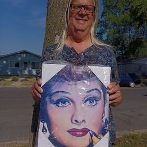 Lucille ball canvas print 11x14